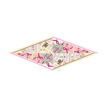 Rope Print Diamond  Silk Scarf