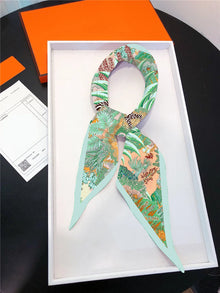 Jungle Zebra Diamond Silk Scarf