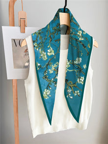 Van Gogh Oil Painting Diamond  Silk Scarf