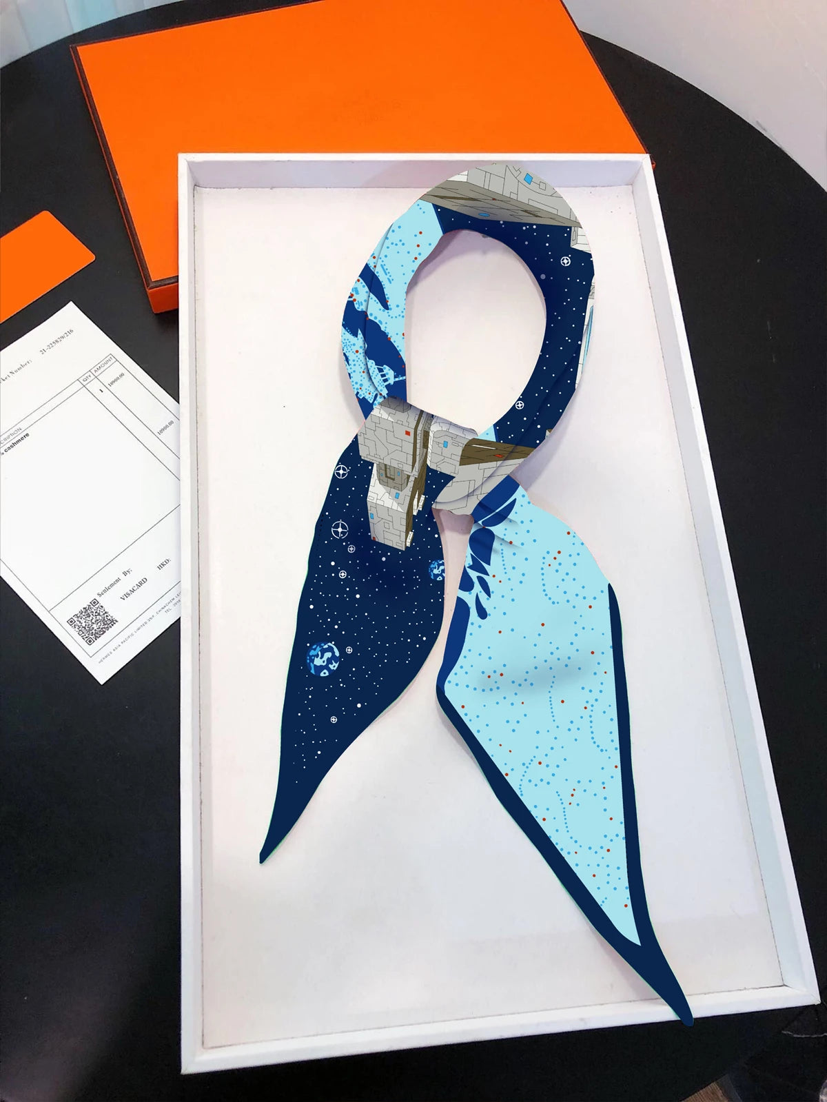 Starship Diamond Silk Scarf