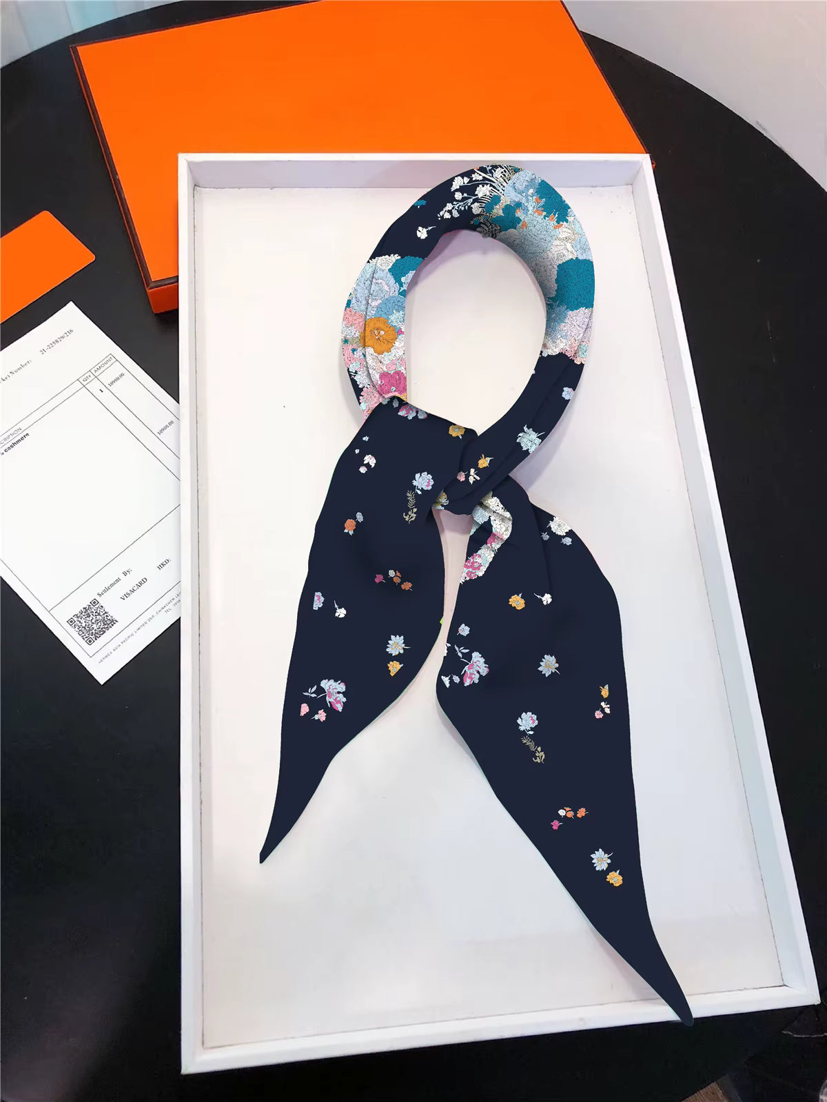 Horse Diamond Silk Scarf