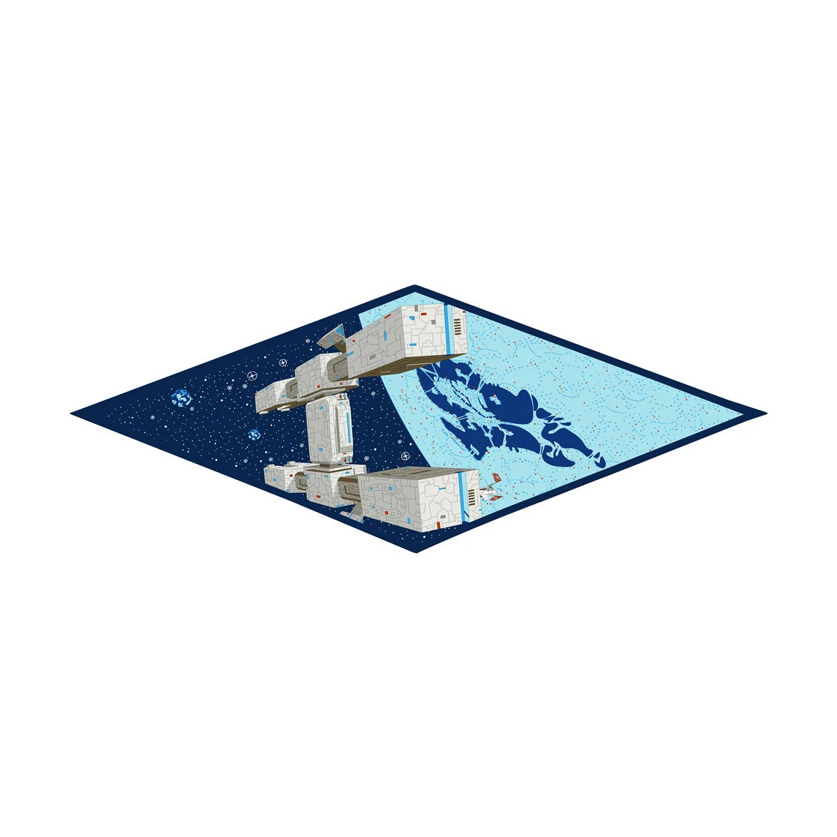 Starship Diamond Silk Scarf