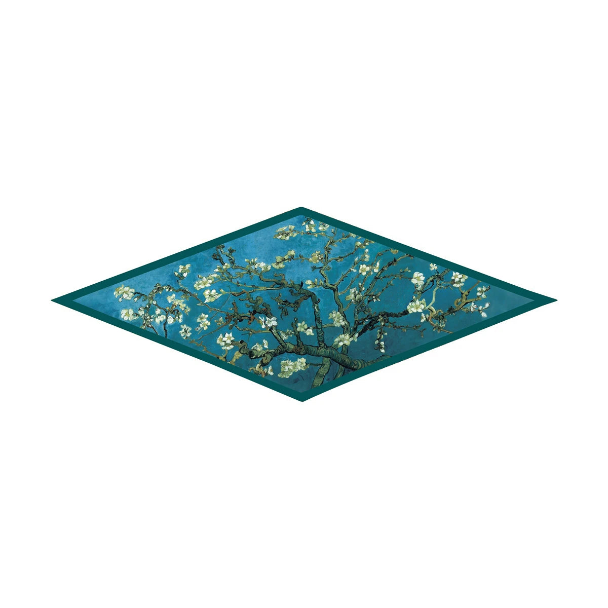 Van Gogh Oil Painting Diamond  Silk Scarf