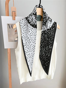 Starsky Splayed Diamond  Silk Scarf