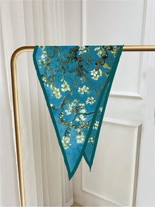 Van Gogh Oil Painting Diamond  Silk Scarf