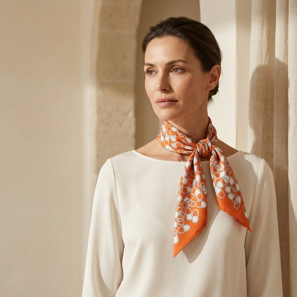 Pills Silk Scarf