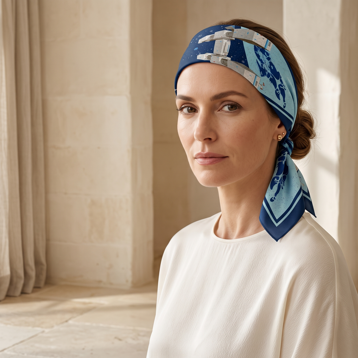 Starship Diamond Silk Scarf